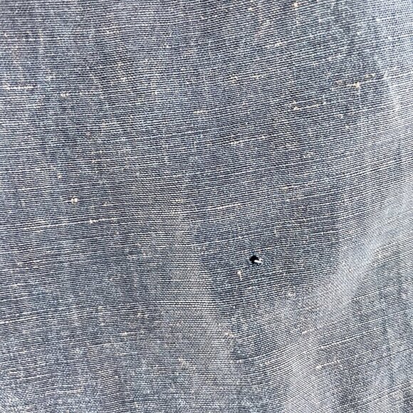 Eileen Fisher Linen Silk Band Collar Shirt size L - Picture 10 of 11